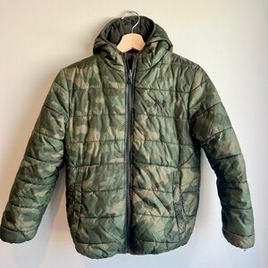 Reversible Under Armour Boys Fully Lined Camo Coat